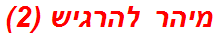 מיהר להרגיש (2)