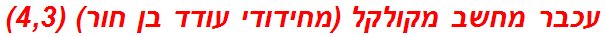 עכבר מחשב מקולקל (מחידודי עודד בן חור) (4,3)