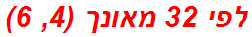 לפי 32 מאונך (4, 6)