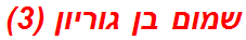 שמום בן גוריון (3)