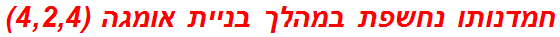 חמדנותו נחשפת במהלך בניית אומגה (4,2,4)