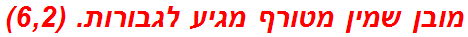 מובן שמין מטורף מגיע לגבורות. (6,2)