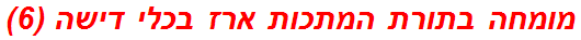 מומחה בתורת המתכות ארז בכלי דישה (6)