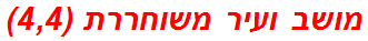 מושב ועיר משוחררת (4,4)