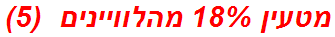 מטעין 18% מהלוויינים  (5)