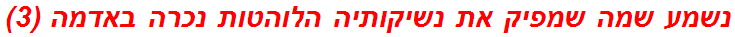 נשמע שמה שמפיק את נשיקותיה הלוהטות נכרה באדמה (3)