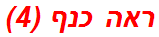 ראה כנף (4)