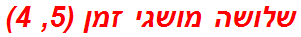 שלושה מושגי זמן (5, 4)