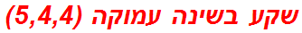 שקע בשינה עמוקה (5,4,4)