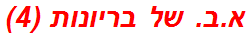 א.ב. של בריונות (4)