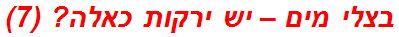 בצלי מים – יש ירקות כאלה? (7)