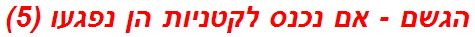 הגשם - אם נכנס לקטניות הן נפגעו (5)