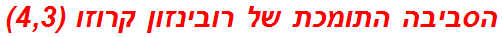 הסביבה התומכת של רובינזון קרוזו (4,3)