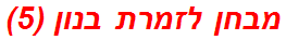 מבחן לזמרת בנון (5)