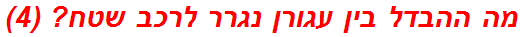 מה ההבדל בין עגורן נגרר לרכב שטח? (4)