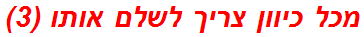 מכל כיוון צריך לשלם אותו (3)