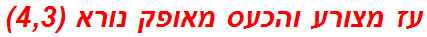 עז מצורע והכעס מאופק נורא (4,3)