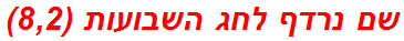 שם נרדף לחג השבועות (8,2)